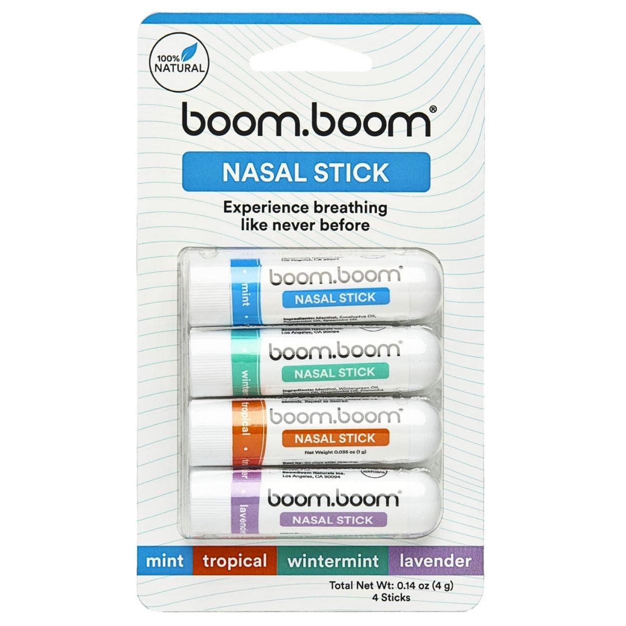 Nasal Stick Boom Boom (4 Pack)