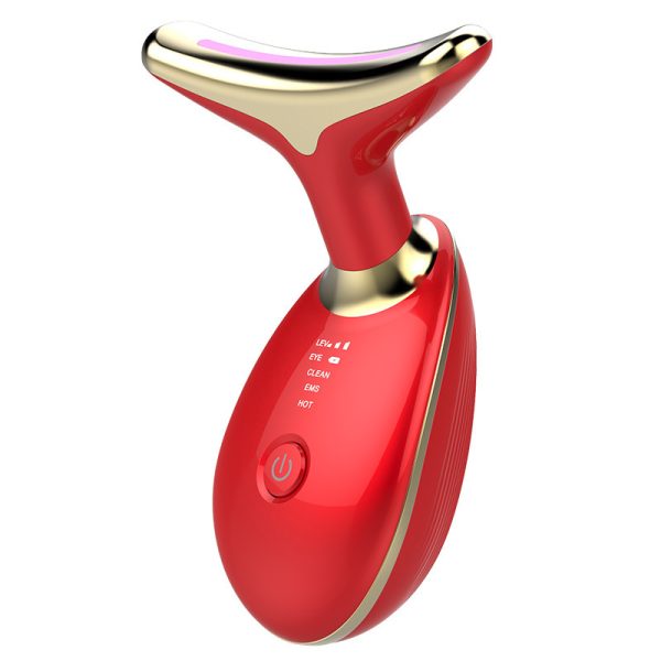 EMS Thermal Neck Lifting And Tighten Massager Electric Microcurrent Wrinkle Remover - Image 4